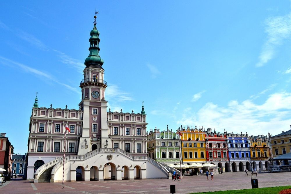 Zamość - prezenty i vouchery prezentowe Rynek w Zamościu
